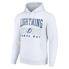 NHL Tampa Bay Lightning Starter Graphic Pullover Hoodie - White