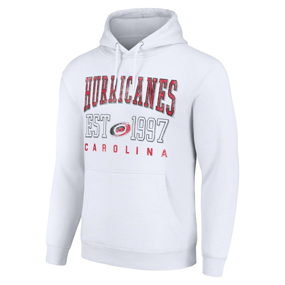 NHL Carolina Hurricanes Starter Graphic Pullover Hoodie - White