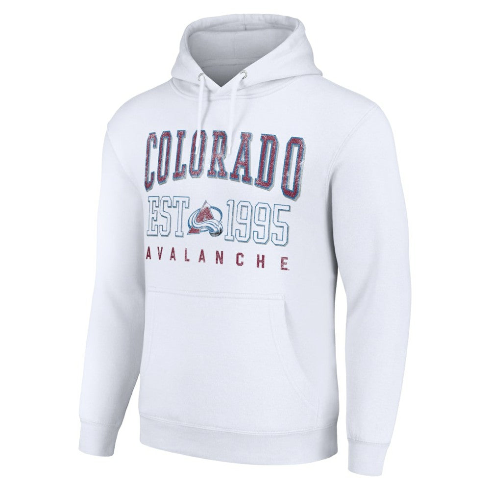 NHL Colorado Avalanche Starter Graphic Pullover Hoodie - White