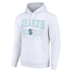 NHL Seattle Kraken Starter Graphic Pullover Hoodie - White