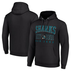 NHL San Jose Sharks Starter Graphic Pullover Hoodie - Black