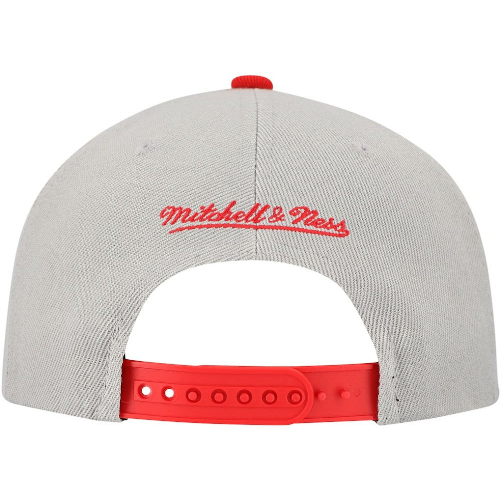 St. Louis Cardinals Mitchell & Ness Knock Out Panel Snapback Hat - Gray Hats