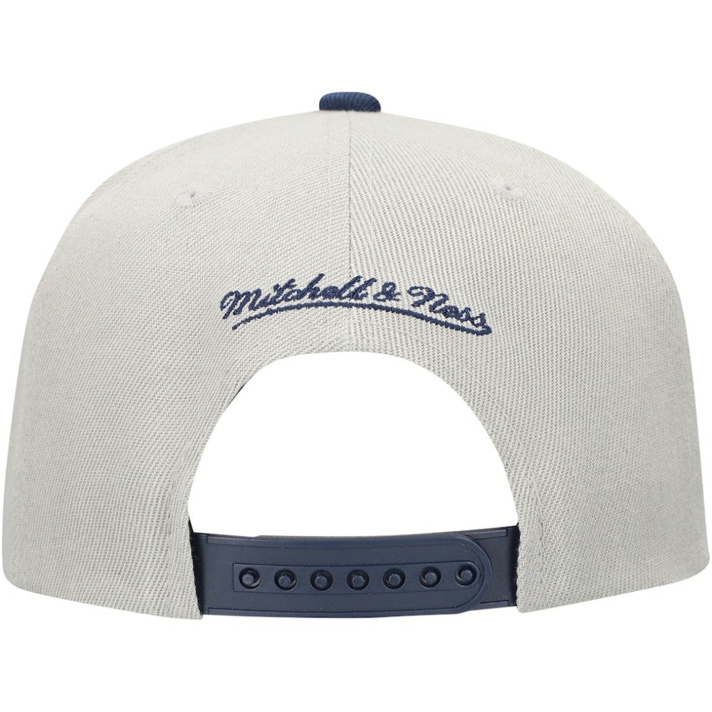 Boston Red Sox Mitchell & Ness Knock Out Panel Snapback Hat - Gray Hats