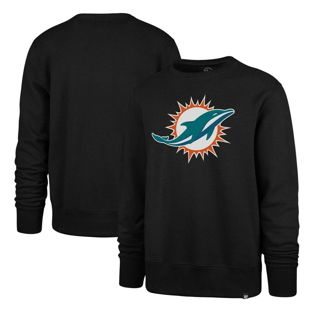Miami Dolphins '47 Imprint Headline Pullover Sweatshirt Black