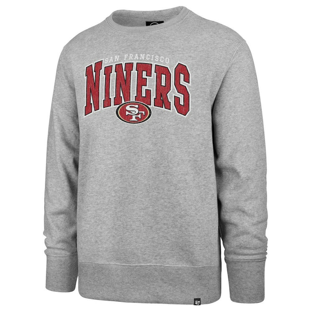 San Francisco 49ers '47 Varsity Block Headline Pullover Sweatshirt Gray