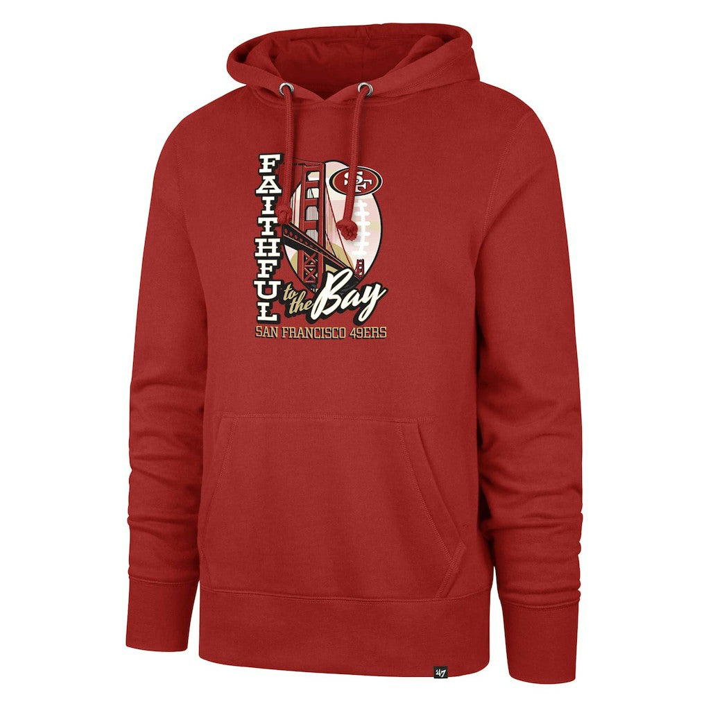 San Francisco 49ers '47 Regional Headline Pullover Hoodie Scarlet