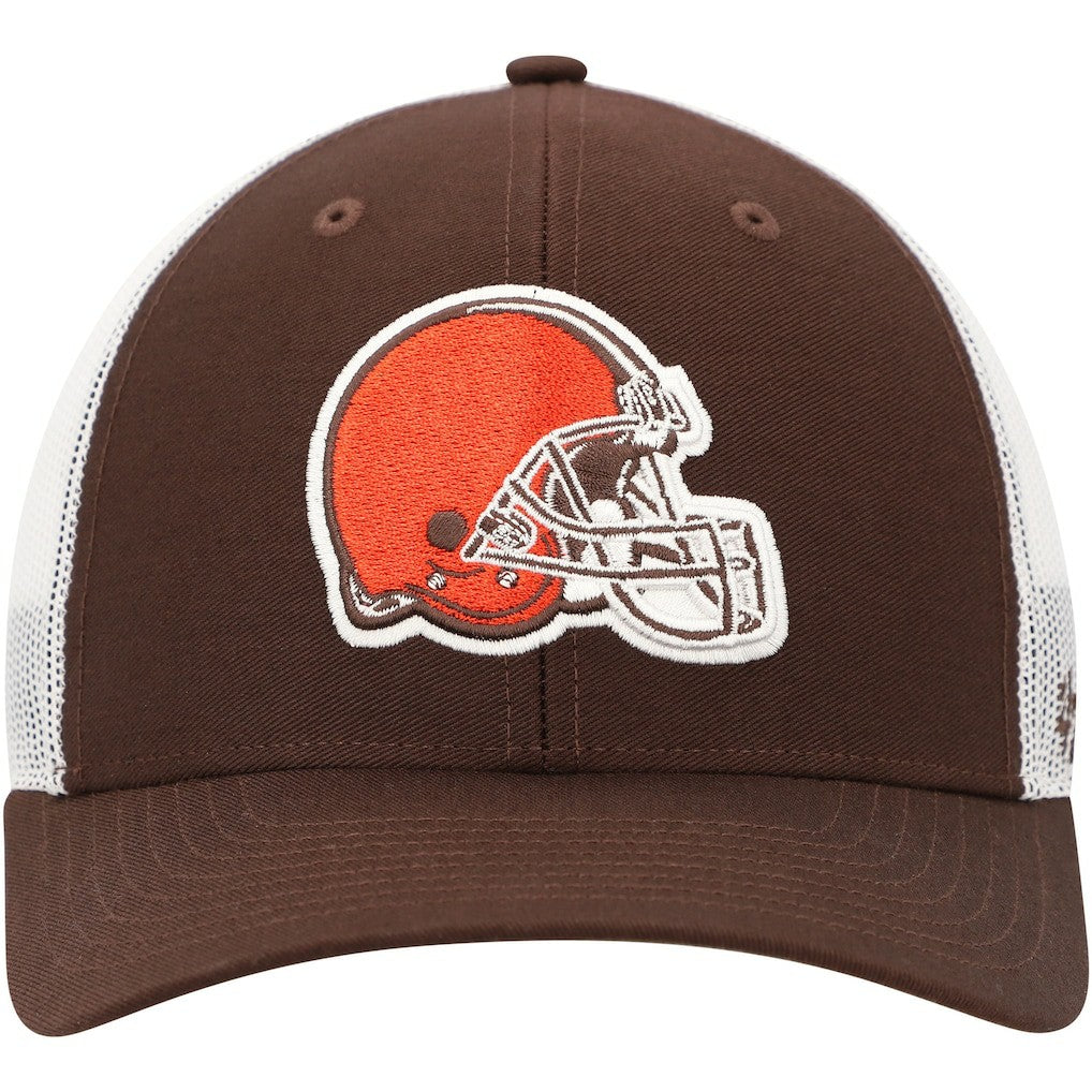 Cleveland Browns '47 Trucker Snapback Hat Brown/White