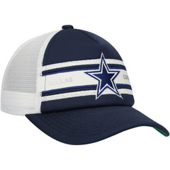 Dallas Cowboys Youth Stripe Trucker Adjustable Hat Navy