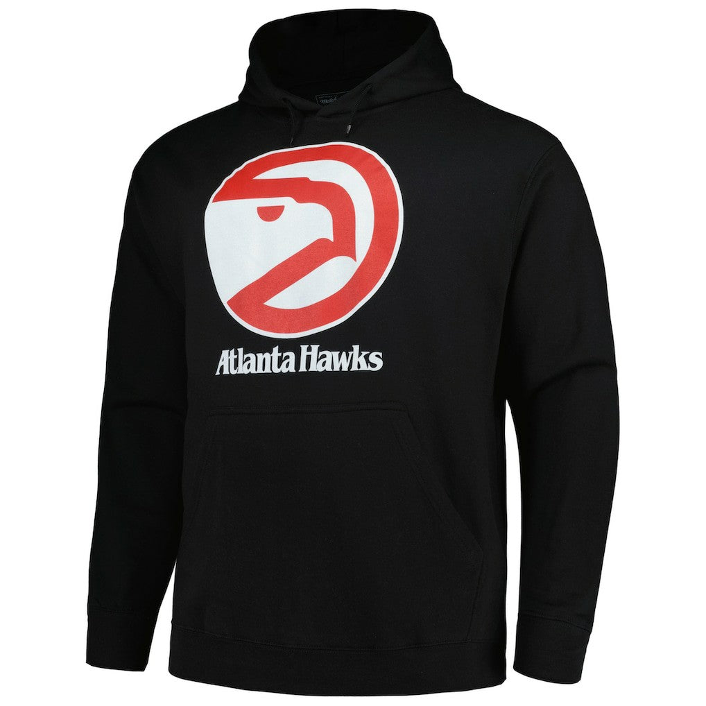 Atlanta Hawks Hardwood Classics Big & Tall Pullover Hoodie Black