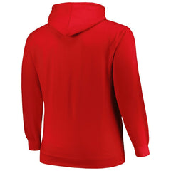 Chicago Bulls Hardwood Classics Big & Tall Pullover Hoodie Red