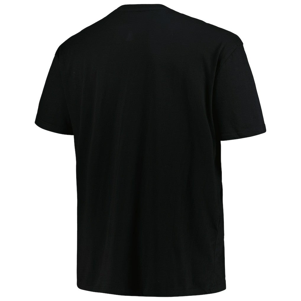 Atlanta Hawks Big & Tall Hardwood Classics Vintage Logo T-Shirt Black