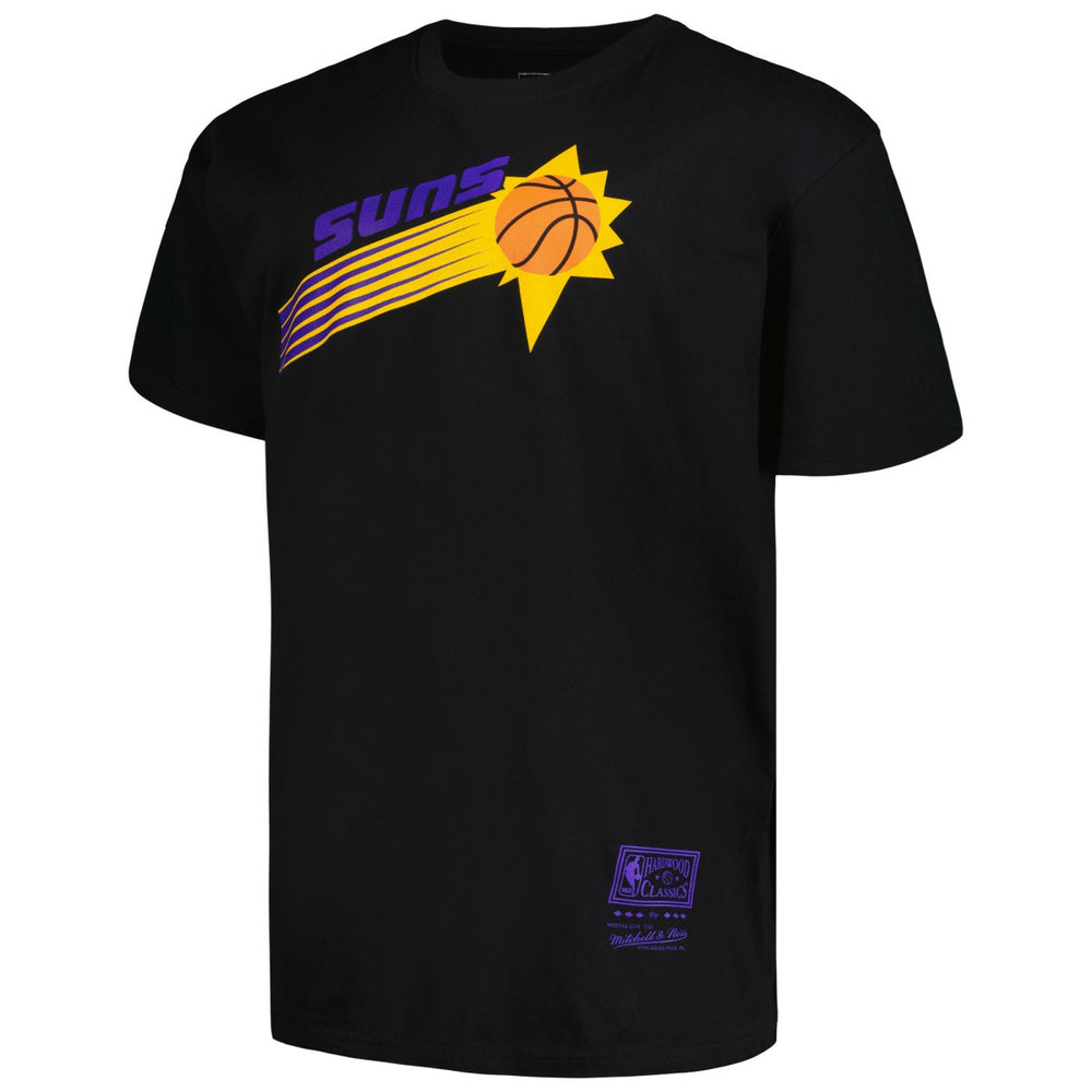 Phoenix Suns Big & Tall Hardwood Classics Vintage Logo T-Shirt Black