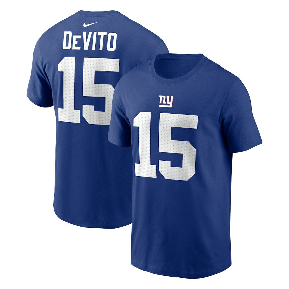 Tommy DeVito New York Giants Name & Number T-Shirt Royal