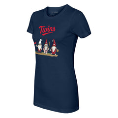 Minnesota Twins Tiny Turnip Women's Gnomes T-Shirt - Navy T-shirts