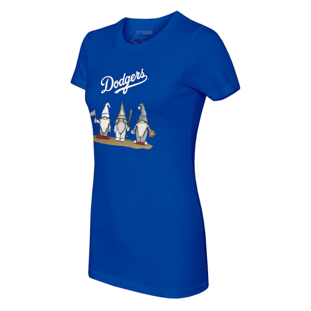 Los Angeles Dodgers Tiny Turnip Women's Gnomes T-Shirt - Royal T-shirts