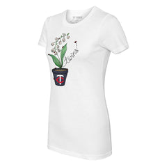 Minnesota Twins Tiny Turnip Women's Lilies & Ladybugs T-Shirt - White T-shirts