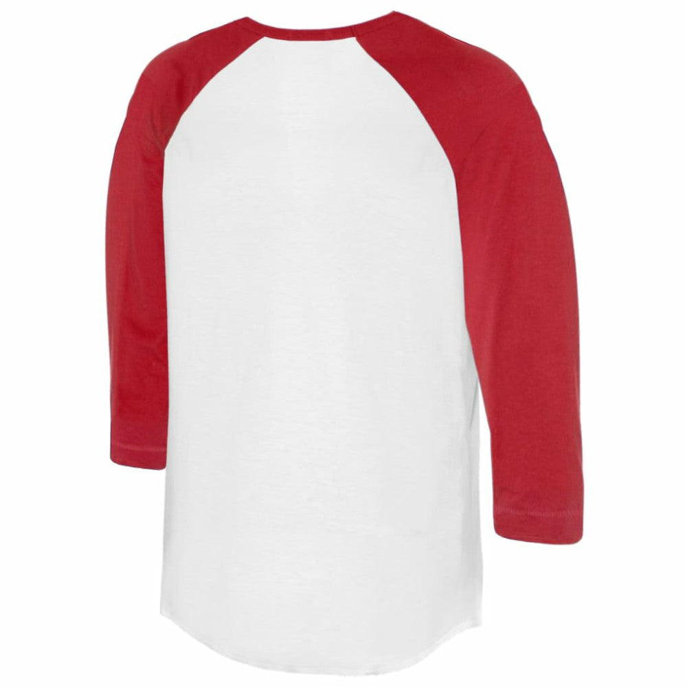Philadelphia Phillies Tiny Turnip Unisex Race Car 3/4-Sleeve Raglan T-Shirt - White/Red T-shirts