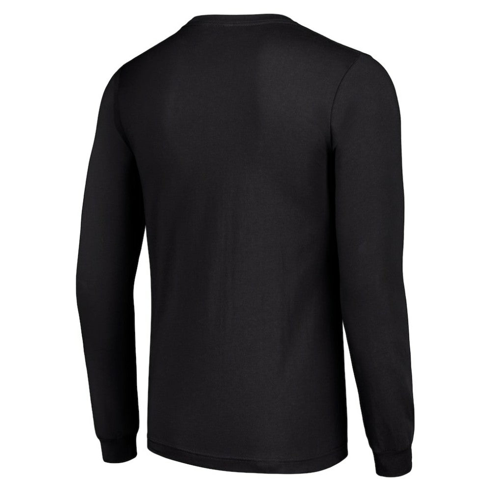 NHL Chicago Blackhawks Starter Color Scratch Long-Sleeve T-Shirt - Black