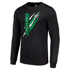 NHL Dallas Stars Starter Color Scratch Long-Sleeve T-Shirt - Black