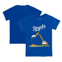 Kansas City Royals Tiny Turnip Youth Excavator T-Shirt - Royal T-shirts