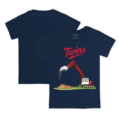 Minnesota Twins Tiny Turnip Youth Excavator T-Shirt - Navy T-shirts