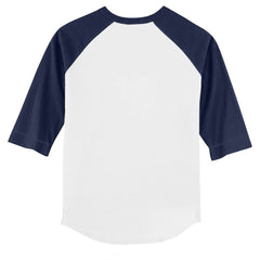 Seattle Mariners Tiny Turnip Youth Gnomes 3/4-Sleeve Raglan T-Shirt - White/Navy T-shirts