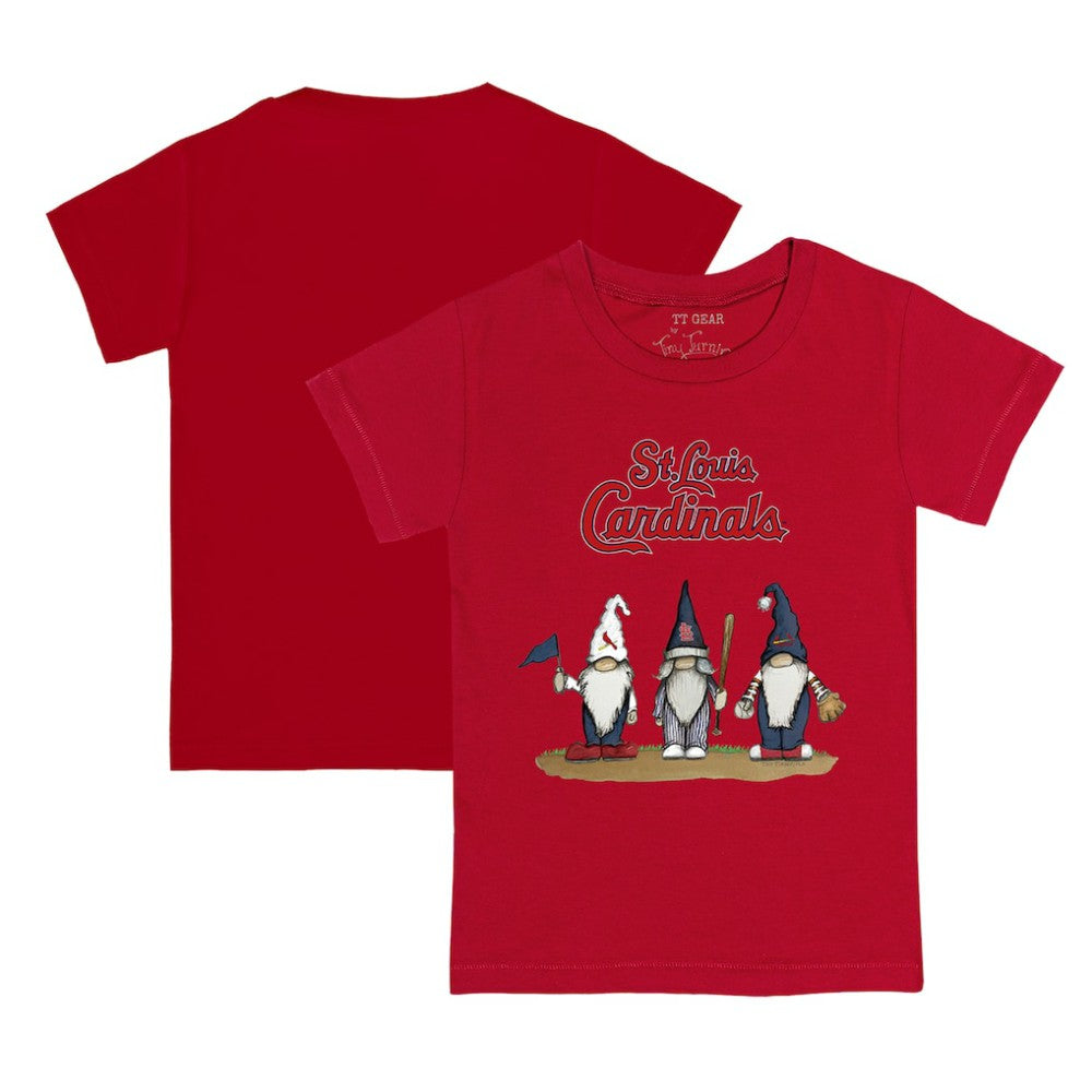 St. Louis Cardinals Tiny Turnip Youth Gnomes T-Shirt - Red T-shirts