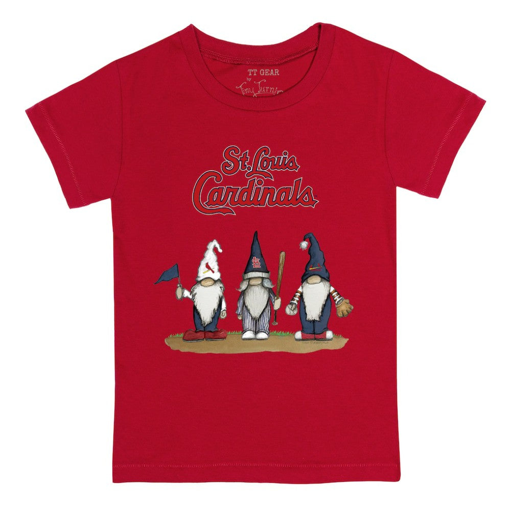 St. Louis Cardinals Tiny Turnip Youth Gnomes T-Shirt - Red T-shirts
