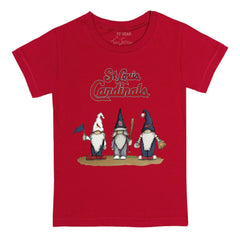 St. Louis Cardinals Tiny Turnip Youth Gnomes T-Shirt - Red T-shirts