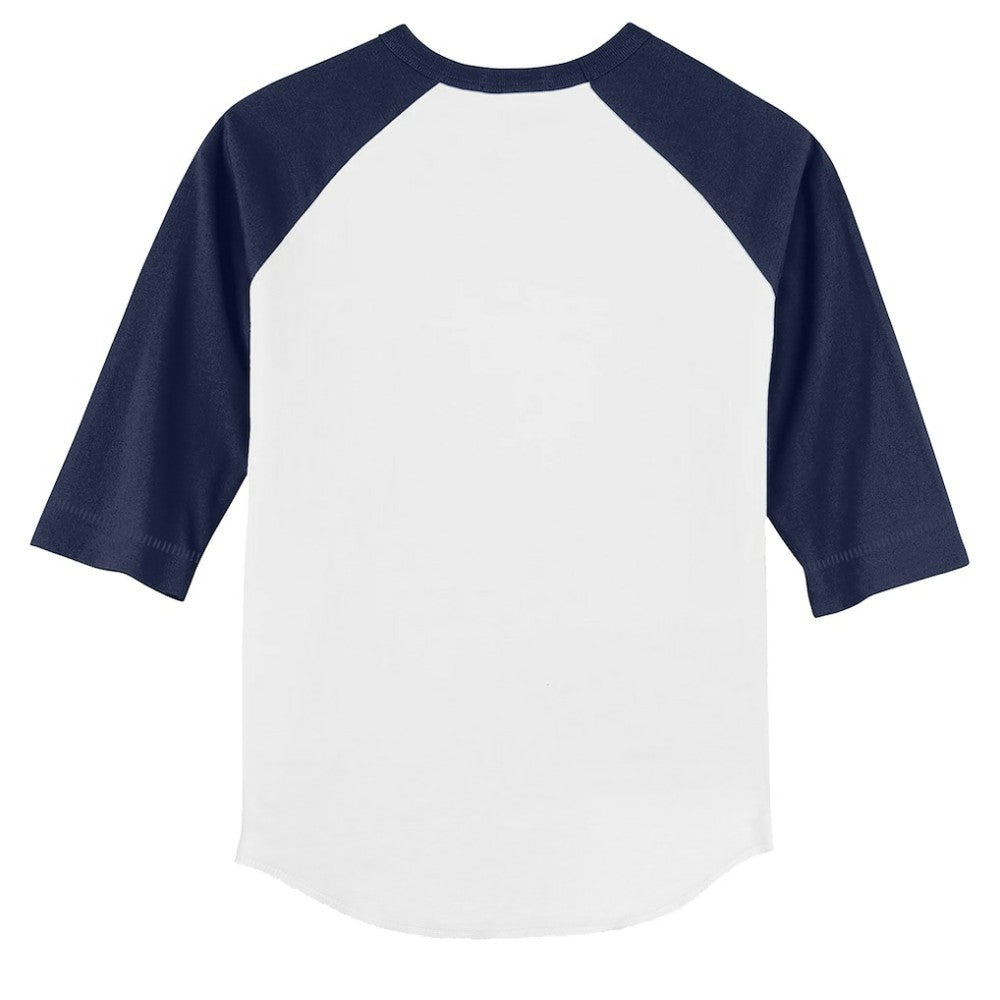 Seattle Mariners Tiny Turnip Youth Mermaid 3/4-Sleeve Raglan T-Shirt - White/Navy T-shirts