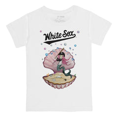 Chicago White Sox Tiny Turnip Youth Mermaid T-Shirt - White T-shirts