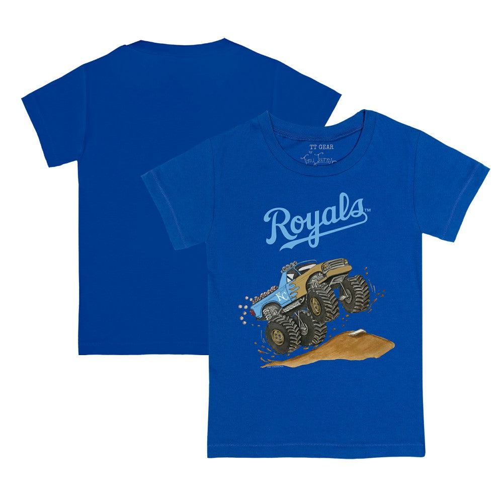 Kansas City Royals Tiny Turnip Youth Monster Truck T-Shirt - Royal T-shirts