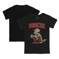Arizona Diamondbacks Tiny Turnip Youth Triceratops T-Shirt - Black T-shirts