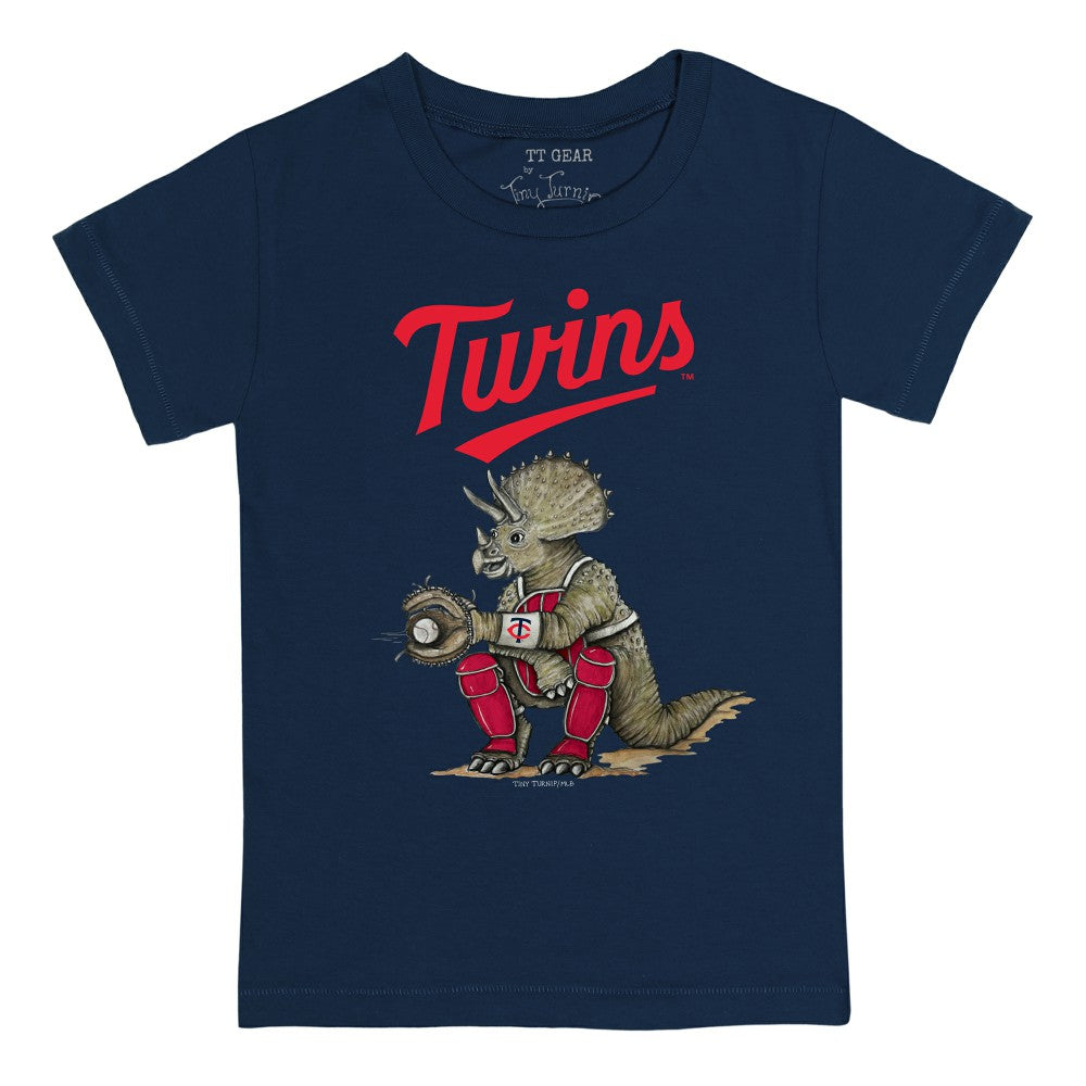 Minnesota Twins Tiny Turnip Youth Triceratops T-Shirt - Navy T-shirts