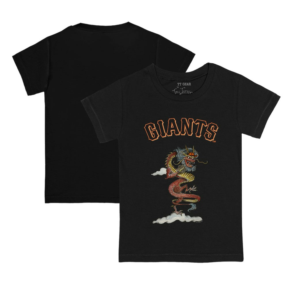 San Francisco Giants Tiny Turnip Youth 2024 Year of the Dragon T-Shirt - Black T-shirts