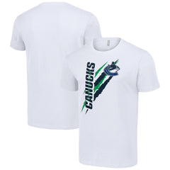 NHL Vancouver Canucks Starter Color Scratch T-Shirt - White