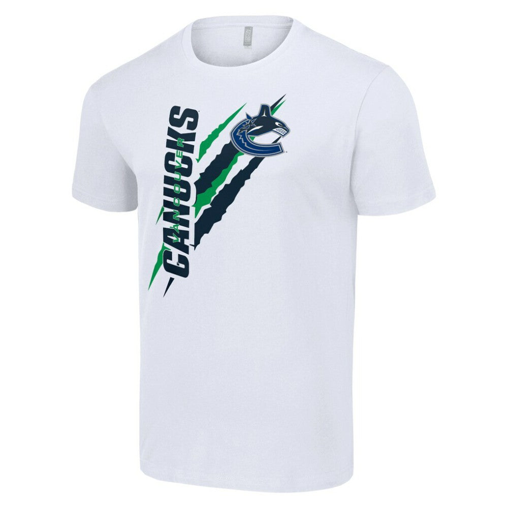 NHL Vancouver Canucks Starter Color Scratch T-Shirt - White