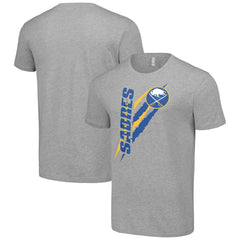 NHL Buffalo Sabres Starter Color Scratch T-Shirt - Heather Gray