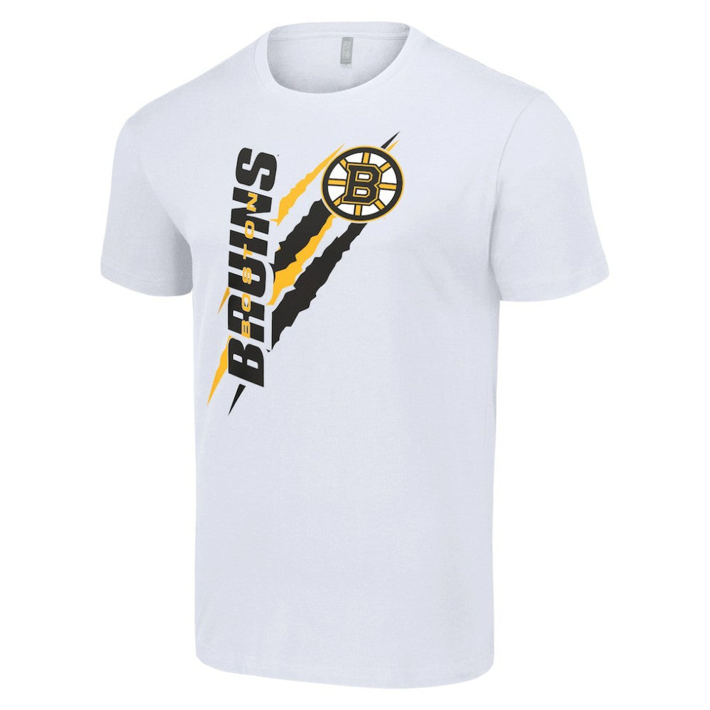 NHL Boston Bruins Starter Color Scratch T-Shirt - White