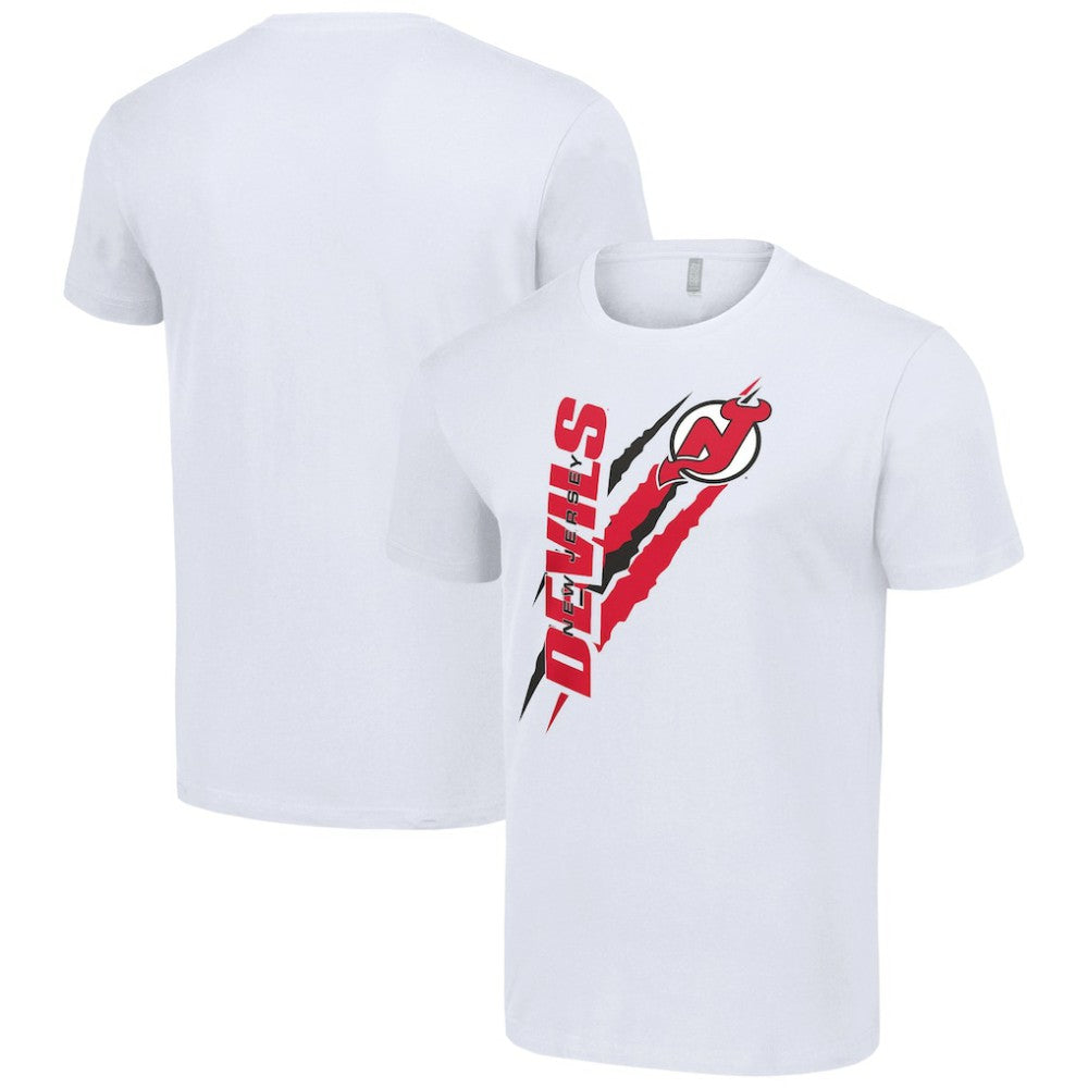NHL New Jersey Devils Starter Color Scratch T-Shirt - White
