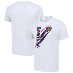 NHL Florida Panthers Starter Color Scratch T-Shirt - White