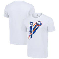 NHL New York Islanders Starter Color Scratch T-Shirt - White