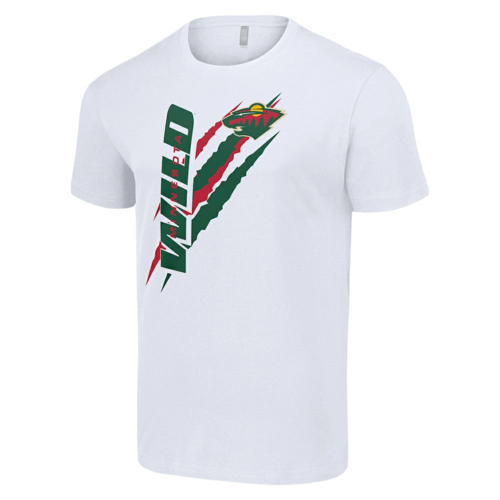 NHL Minnesota Wild Starter Color Scratch T-Shirt - White