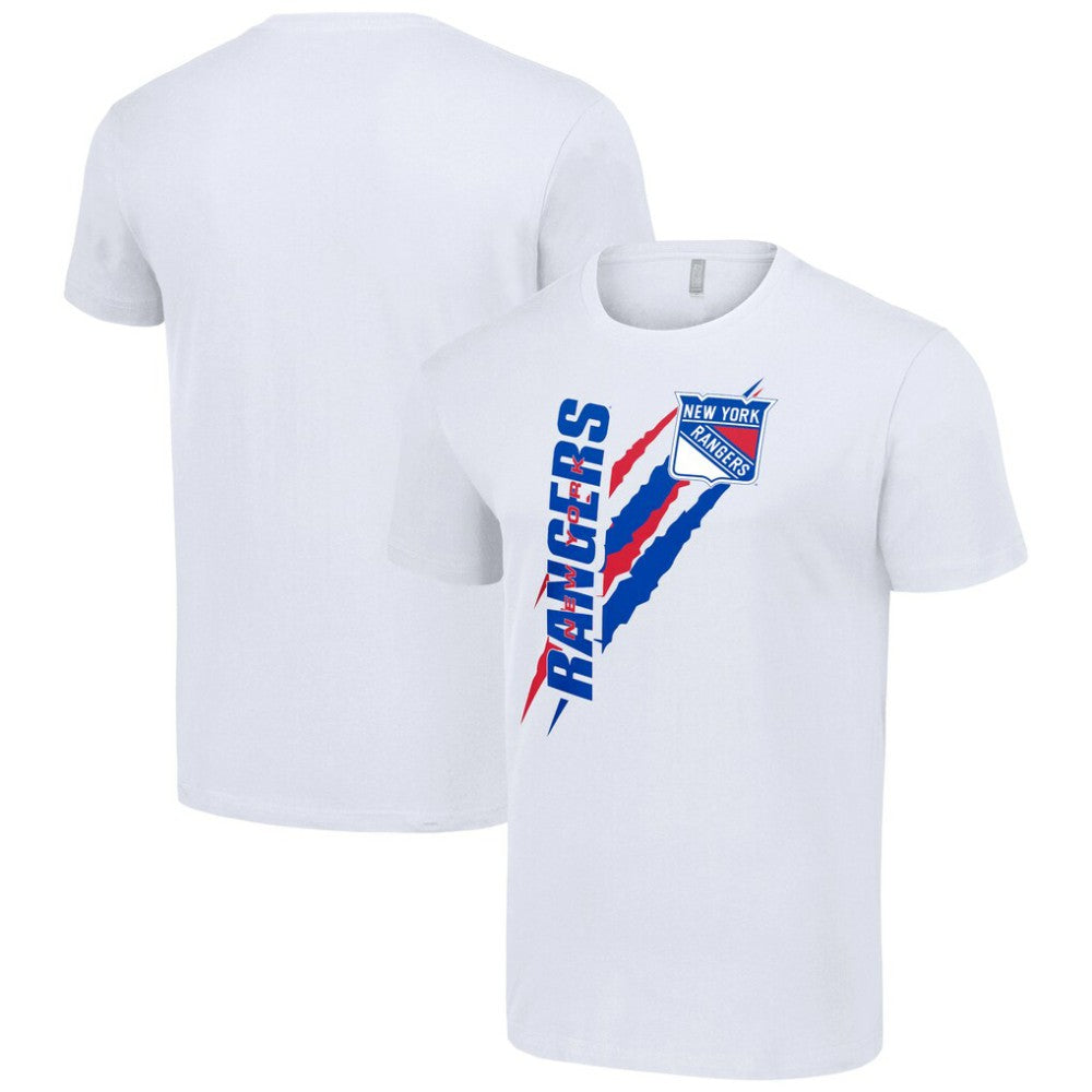 NHL New York Rangers Starter Color Scratch T-Shirt - White