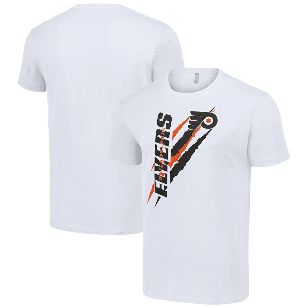 NHL Philadelphia Flyers Starter Color Scratch T-Shirt - White