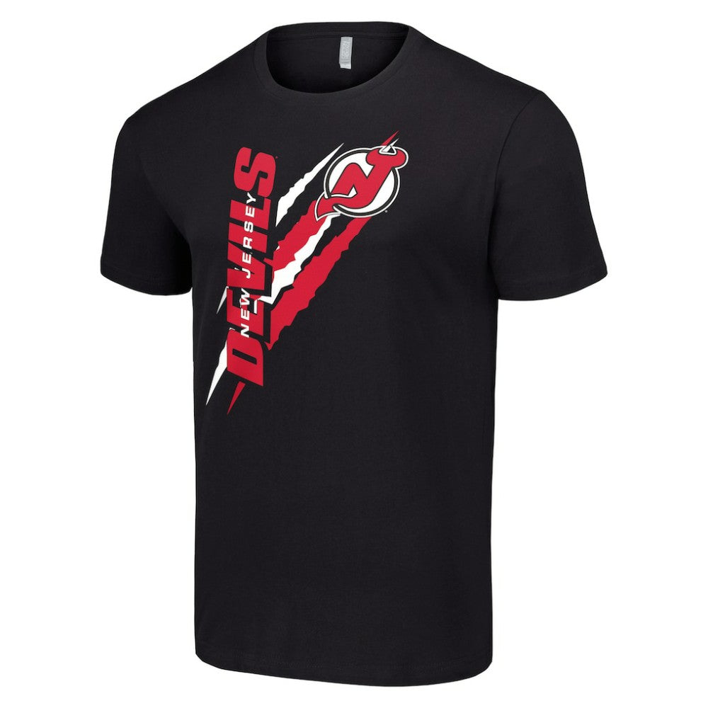 NHL New Jersey Devils Starter Color Scratch T-Shirt - Black