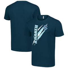 NHL Seattle Kraken Starter Color Scratch T-Shirt - Deep Sea Blue