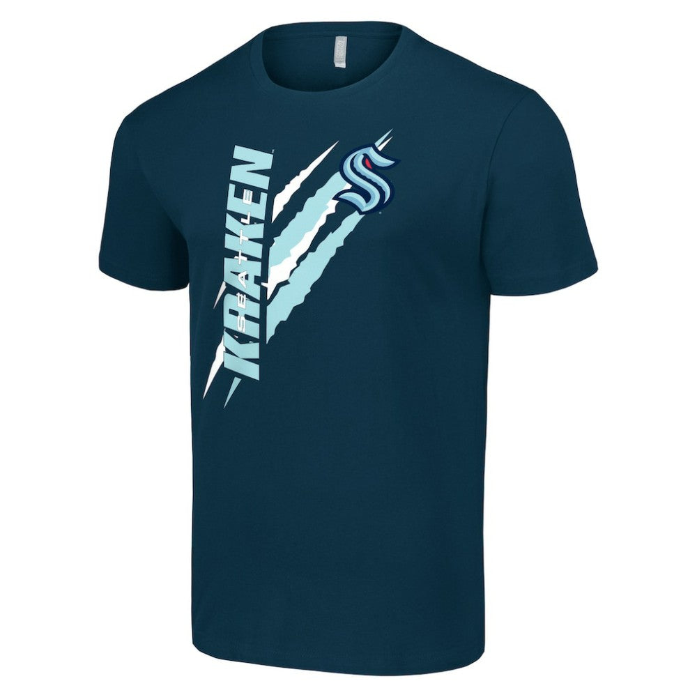 NHL Seattle Kraken Starter Color Scratch T-Shirt - Deep Sea Blue