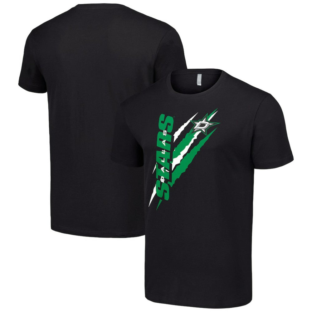NHL Dallas Stars Starter Color Scratch T-Shirt - Black