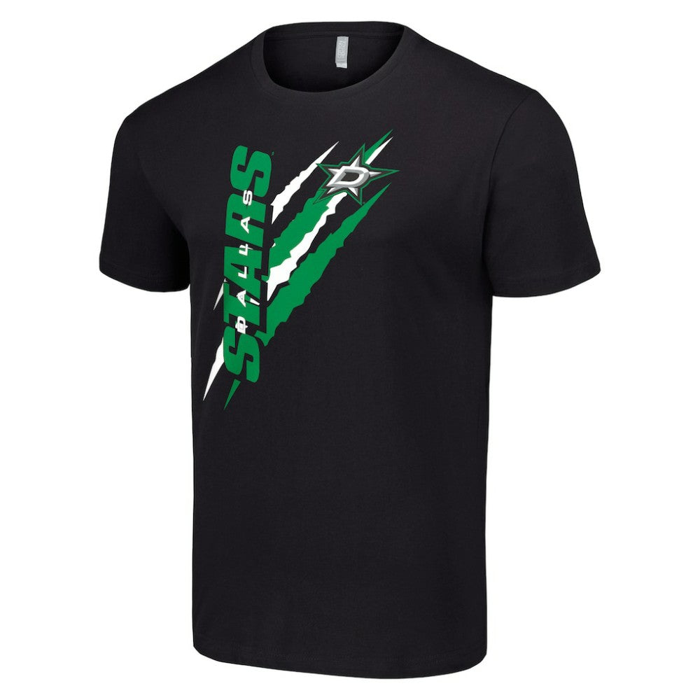 NHL Dallas Stars Starter Color Scratch T-Shirt - Black